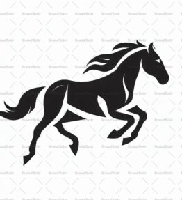 Galoppierendes Pferd